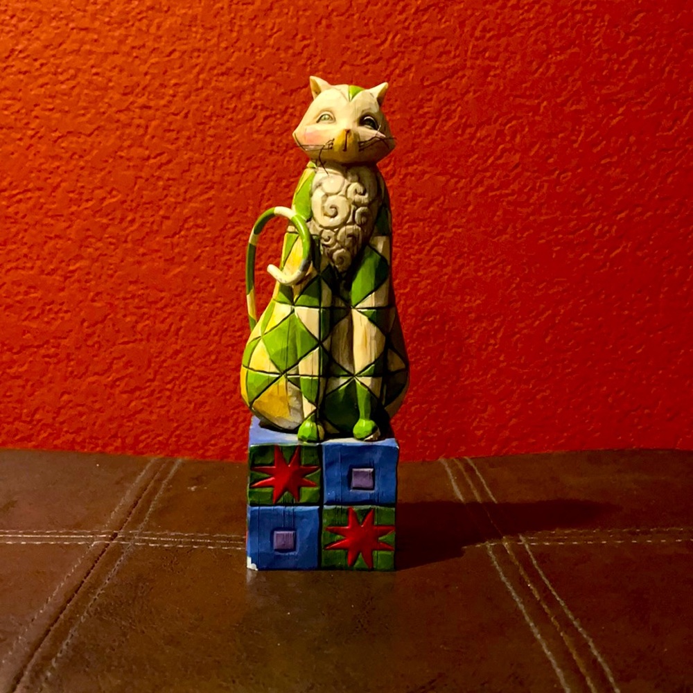Jim Shore Heartwood Creek Cat.
